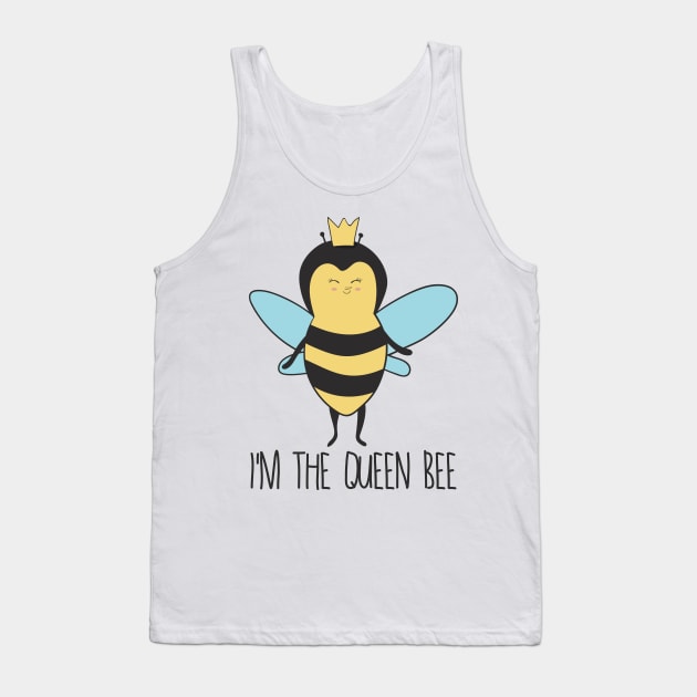 I'm The Queen Bee Tank Top by Dreamy Panda Designs